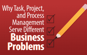 В чем разница между управлением задачами, проектами и процессами?