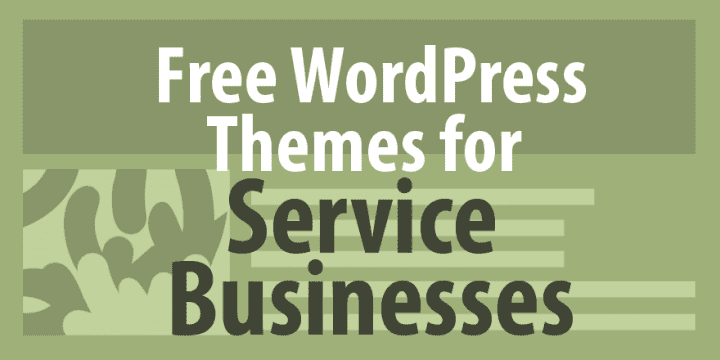 8 бесплатных тем WordPress для предприятий сферы обслуживания