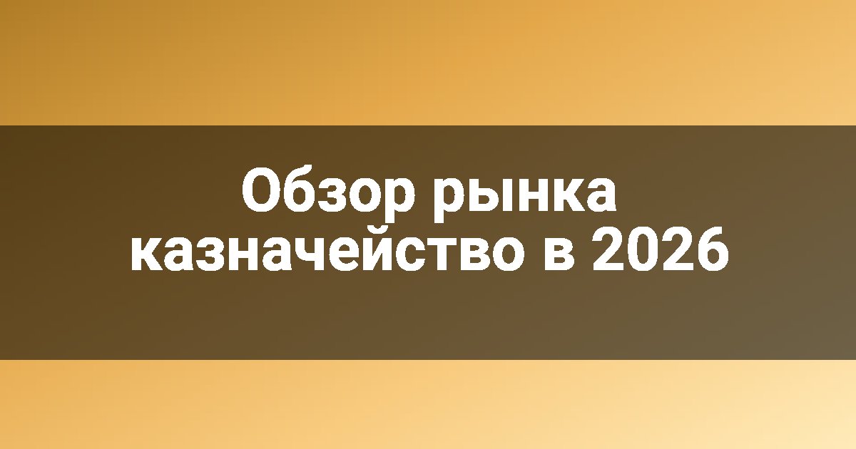 Обзор рынка казначейство в 2026