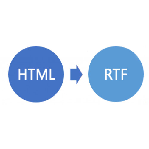 SautinSoft.HtmlToRtf