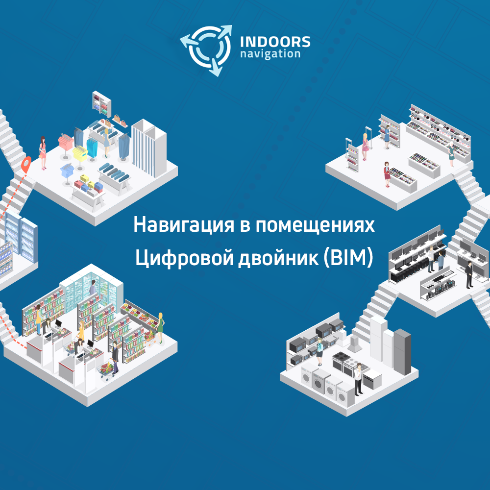 Геоинформационная система на основе цифрового двойника Indoors Navigation Platform